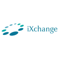 iXchange logo featuring a teal arc of rounded dots to the left of the blue 'iXchange' wordmark.